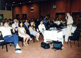 Auditório durante a apresentação do Projeto Giga (foto: Fátima Melo)