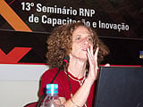 Ana Lúcia Moura, da diretoria de Inovação da RNP.