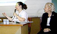 Kátia Tavares e Cecília Mollica